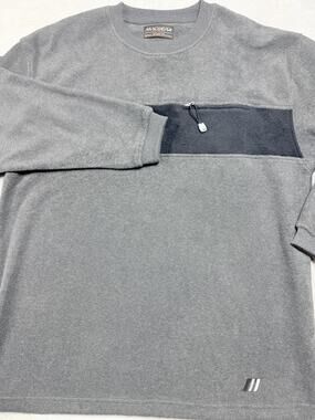 VTG Macgear Vintage Fleece Pullover SKU 85 XL Mens Gray Colorblock Y2K Gorpcore